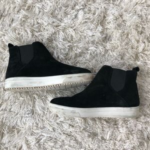 Blondo Black High Top Sneakers Size 8 (waterproof)